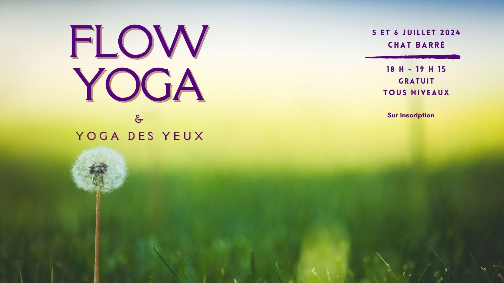 You are currently viewing FLOW YOGA & YOGA DES YEUX